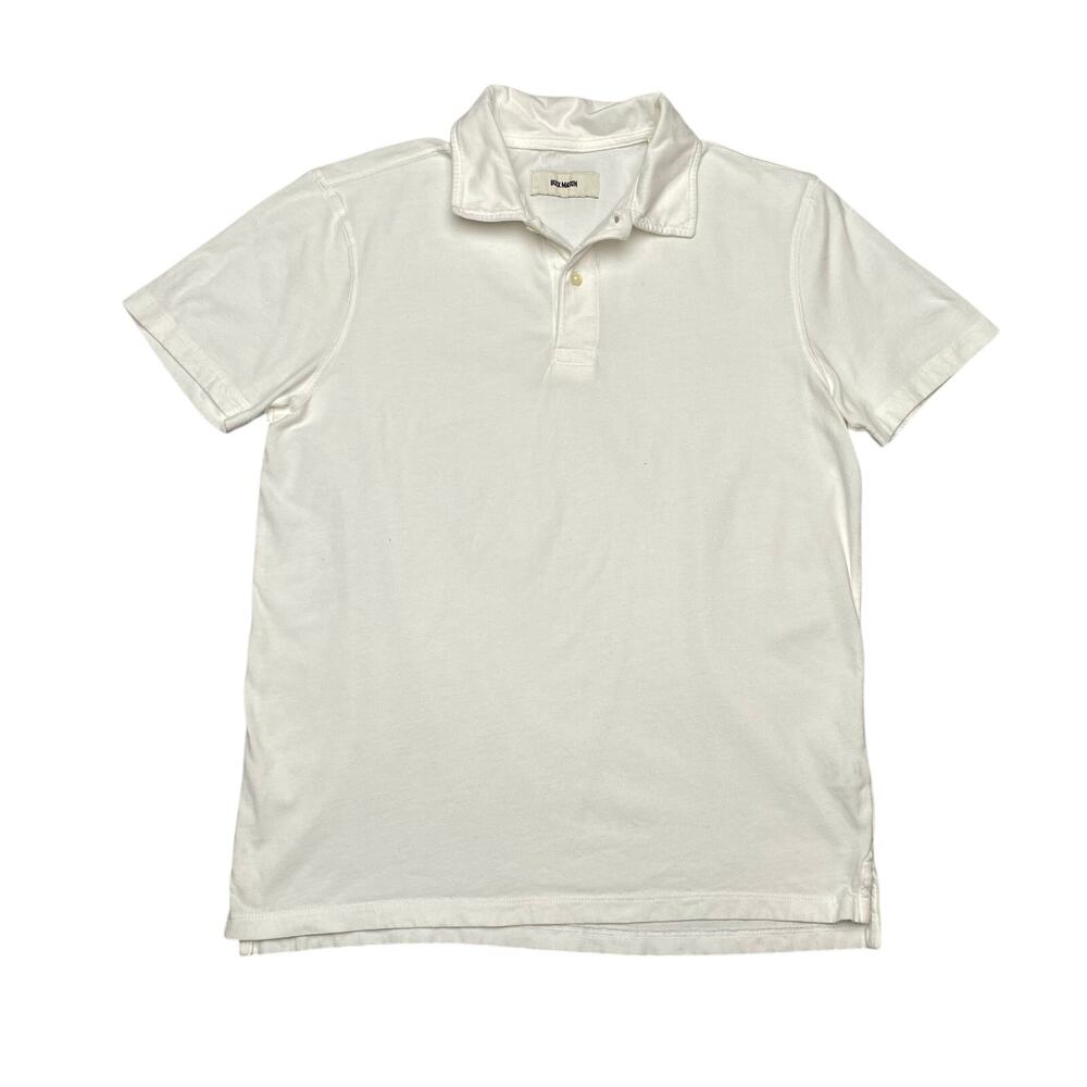 Buck Mason Sueded Cotton Polo Shirt Men's Small Quiet Luxury Minimalist